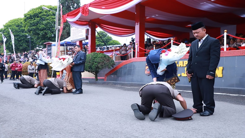 266 Bintara Baru Perkuat Polda Jabar, Siap Jaga Jawa Barat Aman dan Kondusif