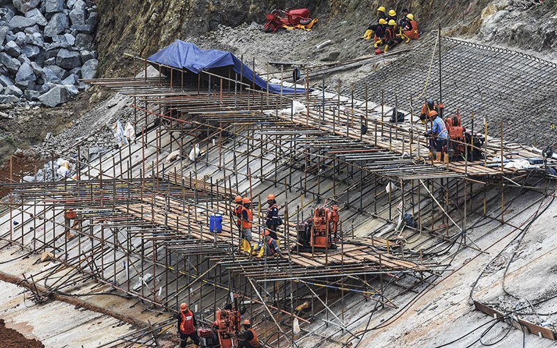 Pembangunan Proyek Strategis Nasional Bendungan Leuwikeris Tasikmalaya - Bagian 1