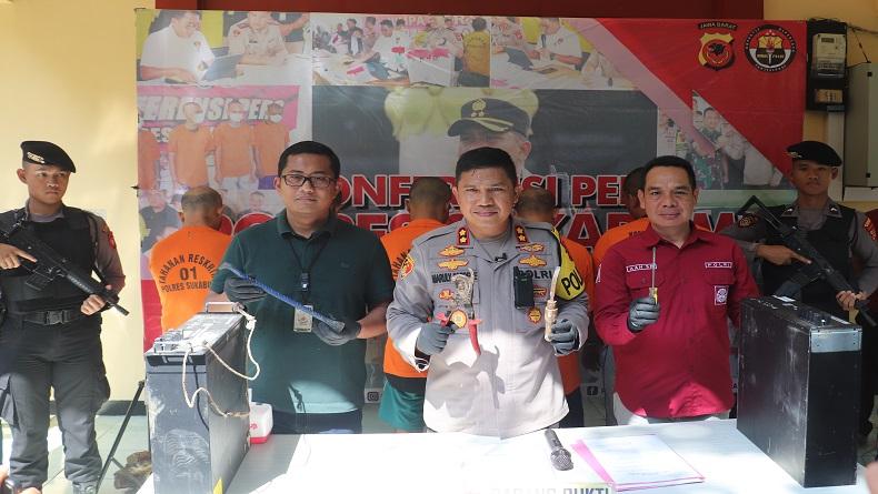3 Pencuri Baterai BTS Diburu Polisi, Kapolres Sukabumi: Pelanggaran Hukum Serius