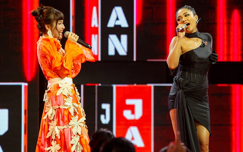 Duet Ayu Ting Ting dan Marion Jola Panaskan Kontes Swara Bintang - Bagian 3