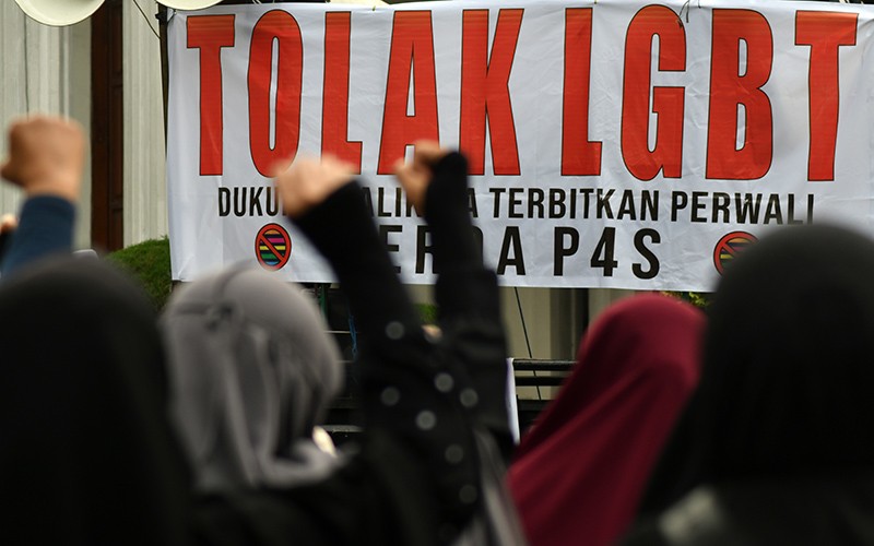Aksi Tolak Kegiatan LGBT di Bogor - Bagian 1