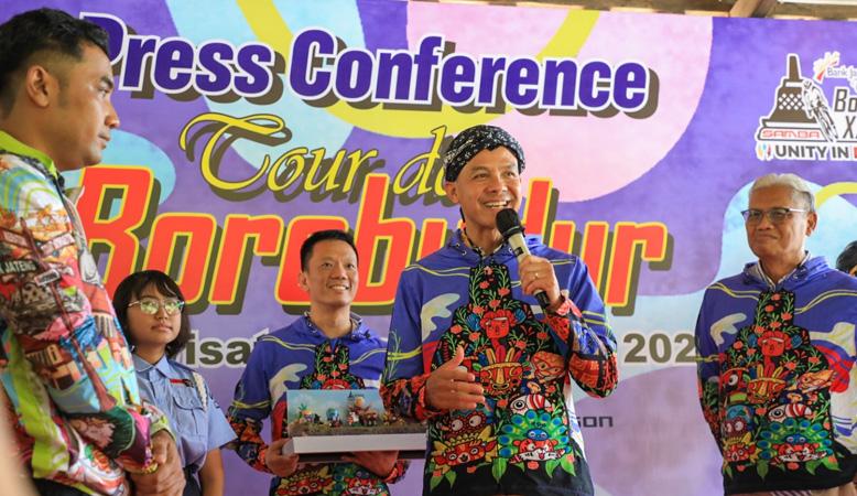 title Tour de Borobudur 2023, Ganjar Pastikan Pesepeda Disuguhi Rute Baru dengan Pemandangan Indah Tour de Borobudur 2023, Ganjar Pastikan Pesepeda Disuguhi Rute Baru dengan Pemandangan Indah