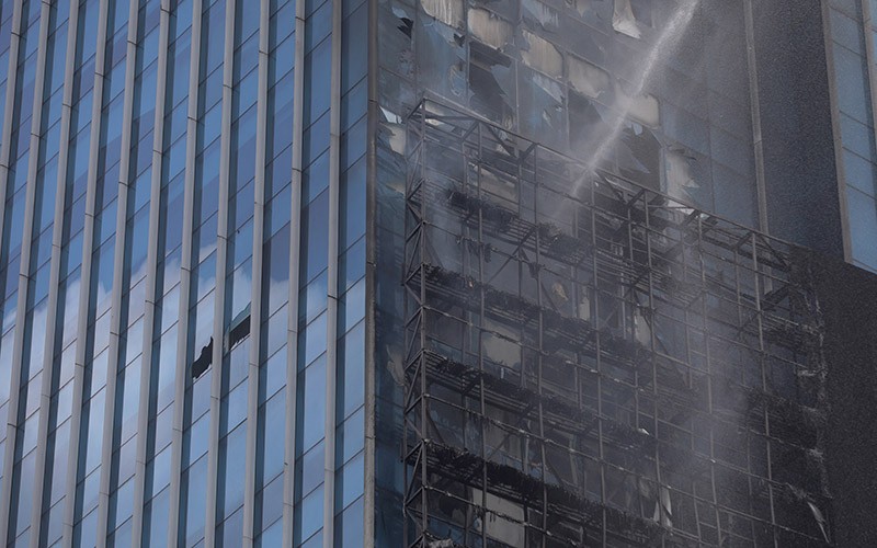 Duh, Acara Resepsi Pernikahan Bubar Gegara Kebakaran Gedung K-Link - Bagian 6