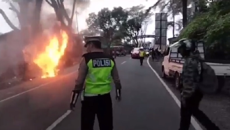 Motor Terbakar usai Isi BBM di SPBU Gowa, Sempat Keluarkan Asap