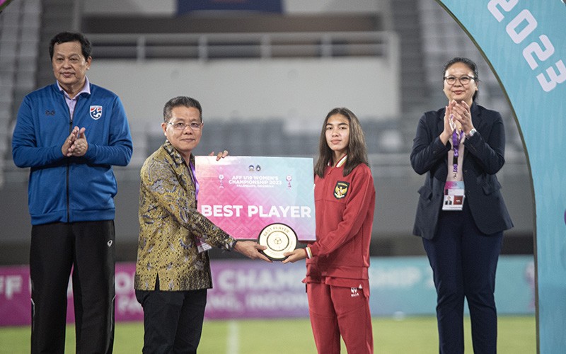 Potret Claudia Alexandra Schenemann Pemain Terbaik AFF U-19 Women Championship 2023 - Bagian 2