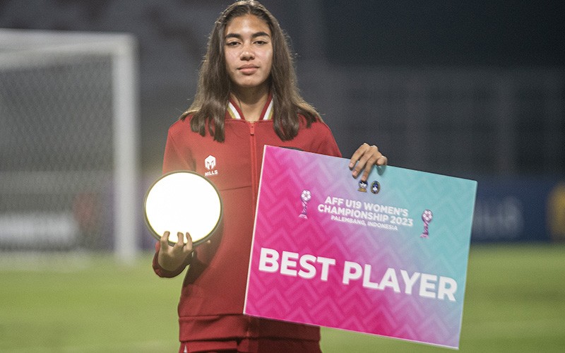 Potret Claudia Alexandra Schenemann Pemain Terbaik AFF U-19 Women Championship 2023 - Bagian 1