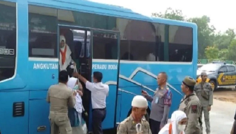 360 Jemaah Haji Asal Bangka Belitung Tiba di Embarkasi Palembang