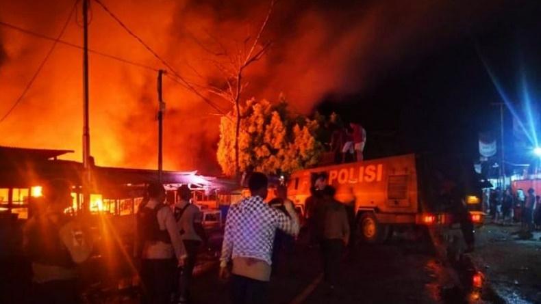 Pasar Bumi Raya dan Gedung USWIM Terbakar, Polda Papua: Masih Diselidiki Polres Nabire