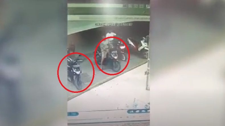 Kocak, Sepeda Motor Warga Tertukar di Minimarket Medan, Baru Kembali usai 2 Bulan