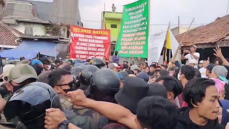 Eksekusi Kios Pasar Banjaran Ricuh, Bupati Bandung Sepakati 2 Aspirasi Pedagang