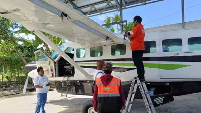 Serangan Brutal di Intan Jaya, Peluru KKB Tembus Sayap Pesawat Caravan PK-SNO