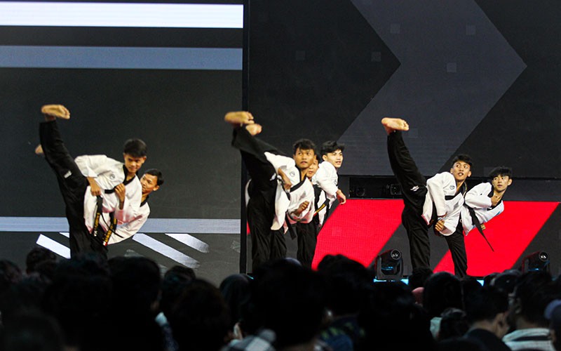 Adegan Berbahaya Grup Bela Diri Taekwondo N Lions saat Kontes Swara Bintang - Bagian 4