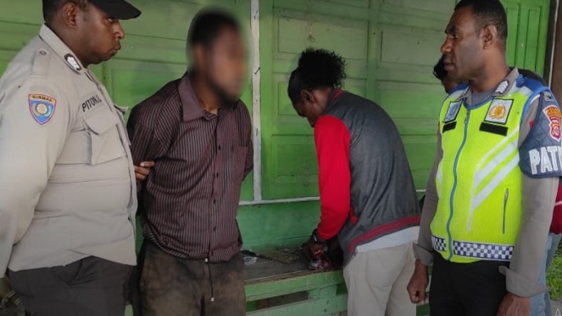 Terkena Razia di Keerom, Pemuda Ini Bawa 5 Bungkus Ganja Kering Bakal Dibawa ke Jayapura