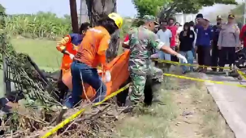 Diduga Korban Tabrak Lari, Mayat Pria Tanpa Busana Tergeletak di Sawah Pantura Subang