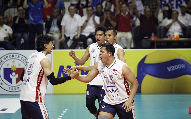 Selebrasi Timnas Voli Putra Juara SEA V League setelah Kalahkan Thailand - Bagian 3