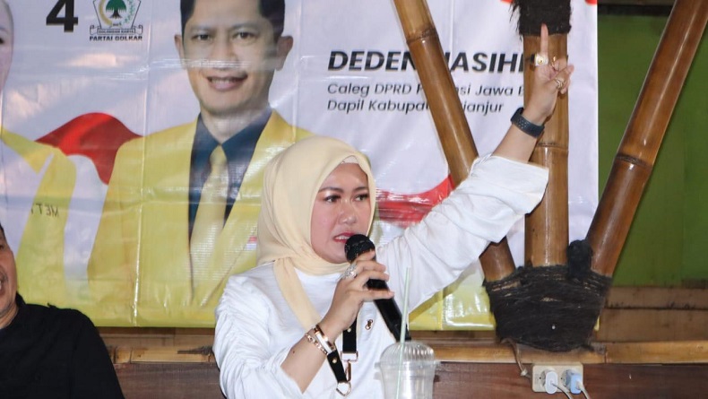 Sekretaris DPD Partai Golkar Jabar Ajak Perempuan Cianjur Kembangkan Usaha dan Melek Politik