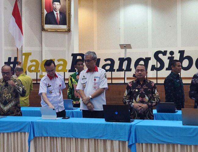 Bupati Pasangkayu Hadiri Penandatanganan PKS Sertifikasi Elektronik BSSN