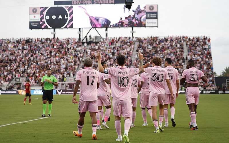 Lionel Messi Cetak 2 Gol, Inter Miami Bantai Atlanta United 4-0 - Bagian 3
