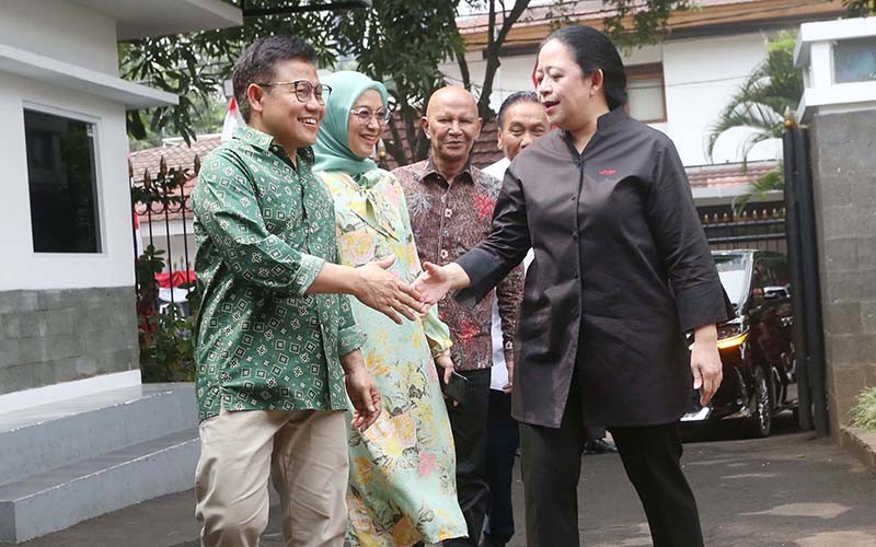 Senyum Cak Imin Sambut Mbak Puan di Widya Chandra - Bagian 2