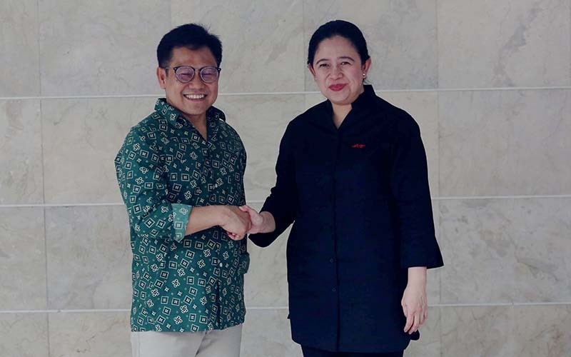 Senyum Cak Imin Sambut Mbak Puan di Widya Chandra - Bagian 1