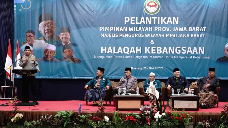 Hadiri Halaqah Kebangsaan MP3I, Kapolda Jabar: Polri Butuh Dukungan Para Ulama