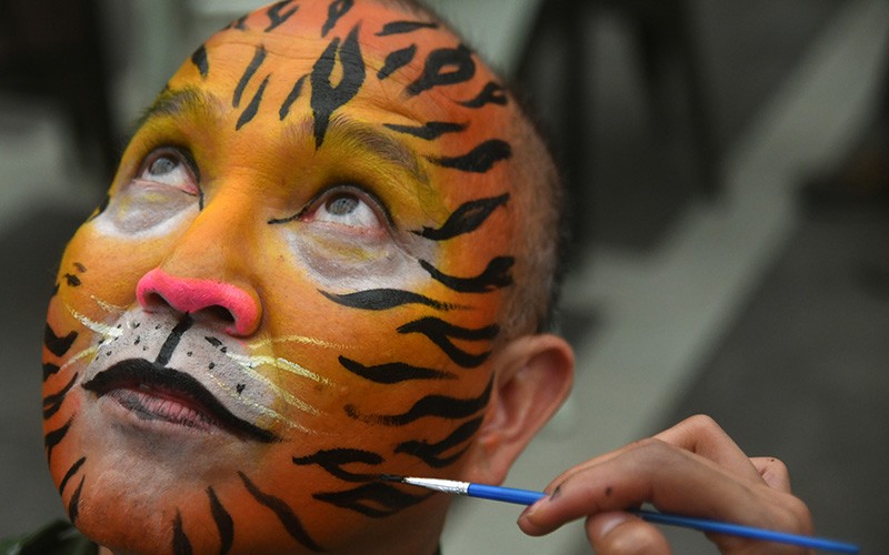 Atraksi Si Raja Rimba saat Peringatan Hari Harimau Internasional 2023 - Bagian 2