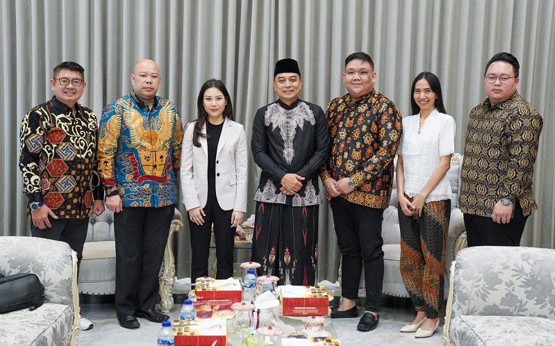 Angela Tanoesoedibjo Bertemu Wali Kota Eri Cahyadi Bahas Program Pembangunan Surabaya
