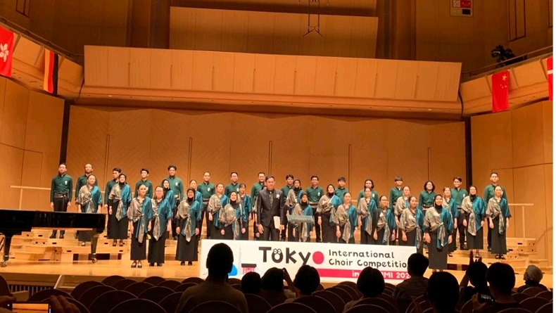 Unpad dan Santa Angela Bandung Juara di 5th Tokyo International Choir Competition