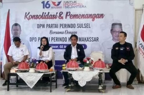 Gelar Konsolidasi Dpd Partai Perindo Makassar Target Satu Kursi Per Dapil