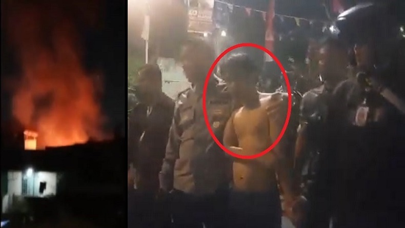 Pria ODGJ Ngamuk dan Bakar Rumah Mertua di Cigugur Tengah Cimahi, Warga Panik