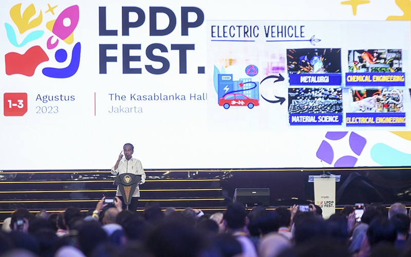 Presiden Jokowi Hadiri LPDP Festival 2023 - Bagian 3