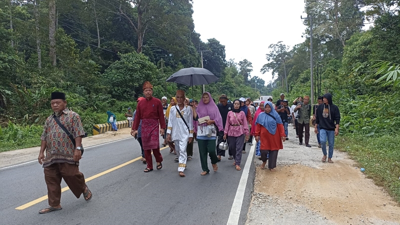 Ritual Taber Gunung, Tradisi Adat Suku Jerieng Bangka Barat Minta Dijauhkan dari Marabahaya