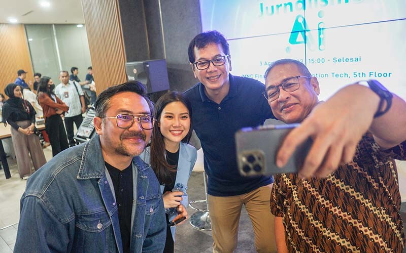 iNews Media Luncurkan Presenter Virtual, Wamen Angela Tanoesoedibjo Terkejut Jadi Anchor  - Bagian 5