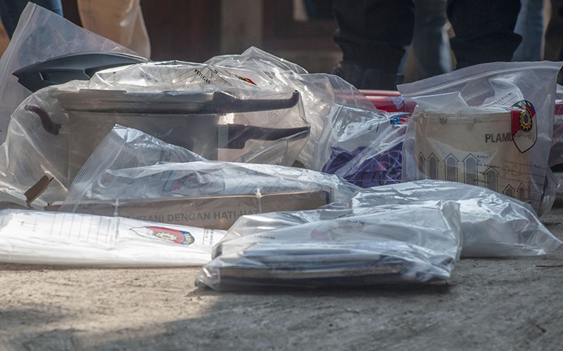 Polisi Olah TKP Rumah Terduga Teroris di Boyolali - Bagian 3