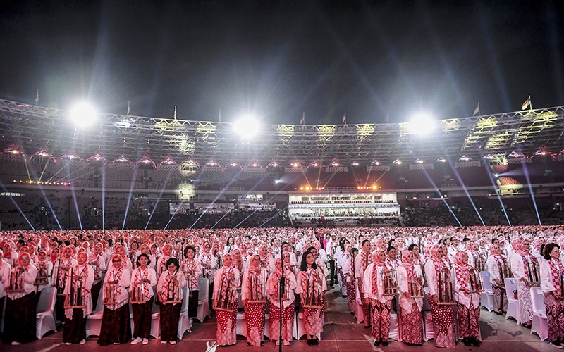 Suasana Pemecahan Rekor Dunia Pagelaran Angklung di Stadion GBK - Bagian 2