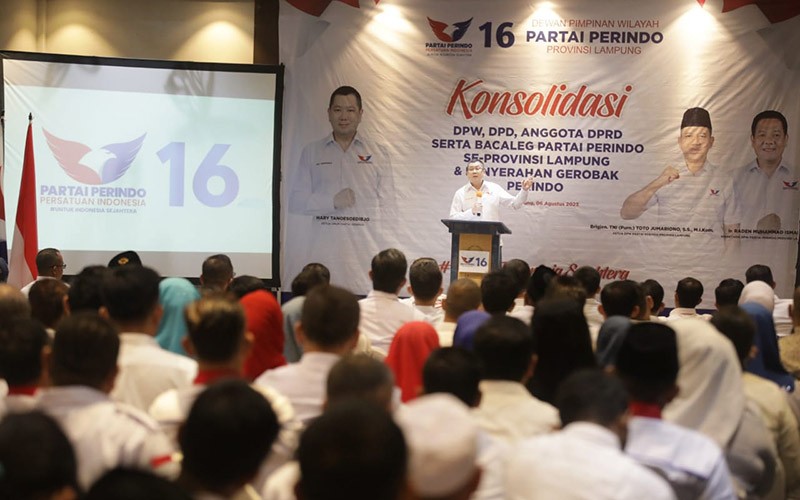 Hadiri Konsolidasi di Lampung, HT Yakin Partai Perindo dan Ganjar Pranowo Menang - Bagian 1