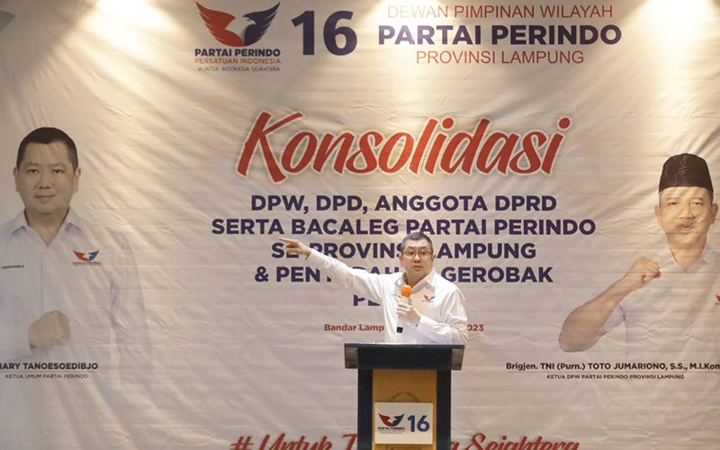 Hadiri Konsolidasi di Lampung, HT Yakin Partai Perindo dan Ganjar Pranowo Menang - Bagian 2