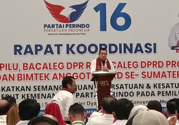 Pimpin Rakor di Sumut, HT Tegaskan Partai Perindo Harus Jadi Partai Besar