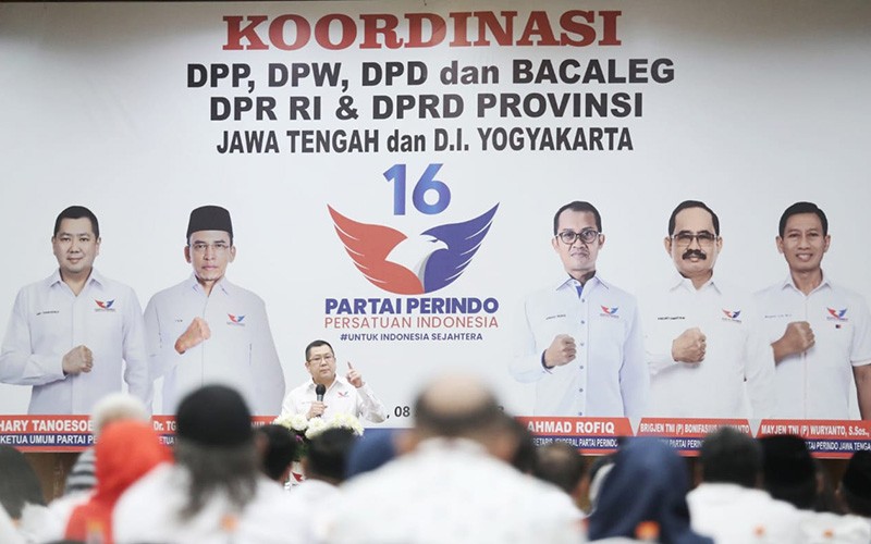 Partai Perindo Gelar Rakor Jateng dan DIY, HT Sebut 3 Provinsi Ini Harus Diprioritaskan