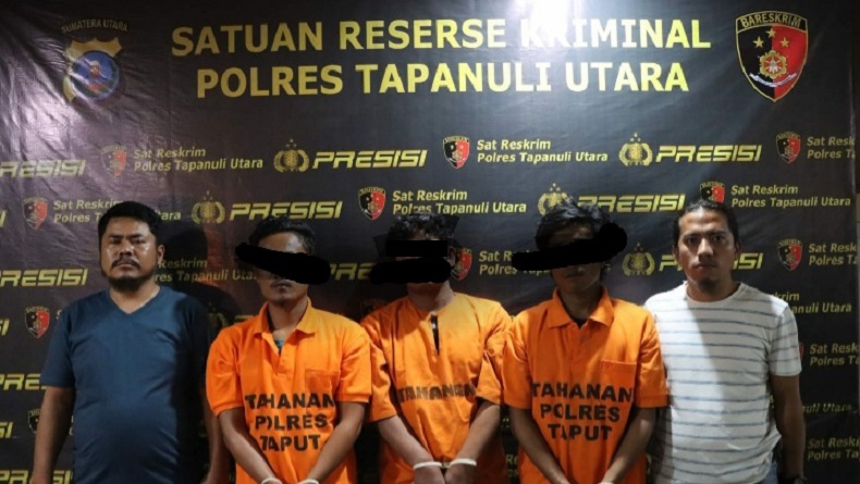 Polres Taput Bongkar Sindikat Curanmor, 5 Pelaku Ditangkap