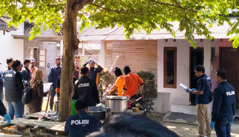 Rekonstruksi Kasus Mutilasi Sleman, 2 Pelaku Hadir di Lokasi Pakai Penutup Kepala