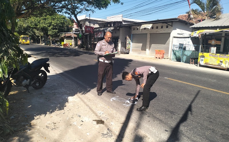 Kecelakaan di Sumenep, Pejalan Kaki Tewas Ditabrak Yamaha Mio saat Menyeberang 