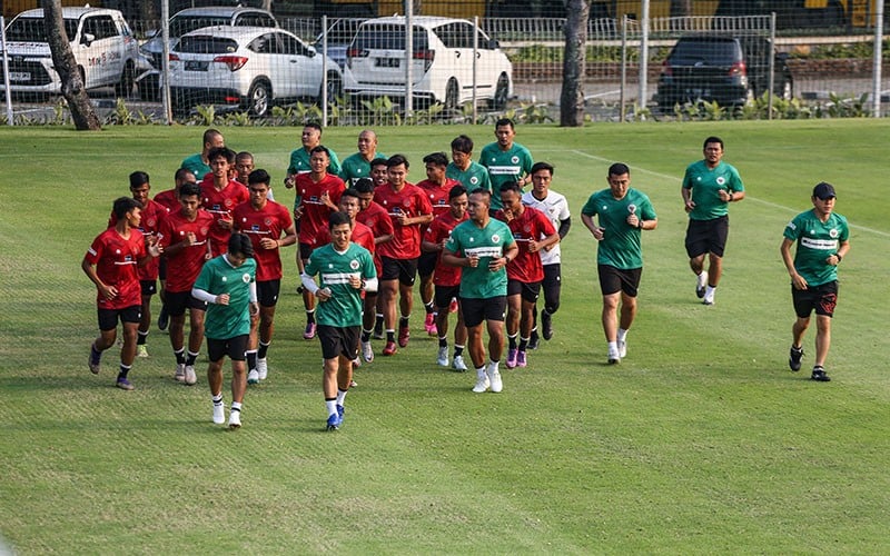 Latihan Perdana Timnas U-23 Jelang Piala AFF