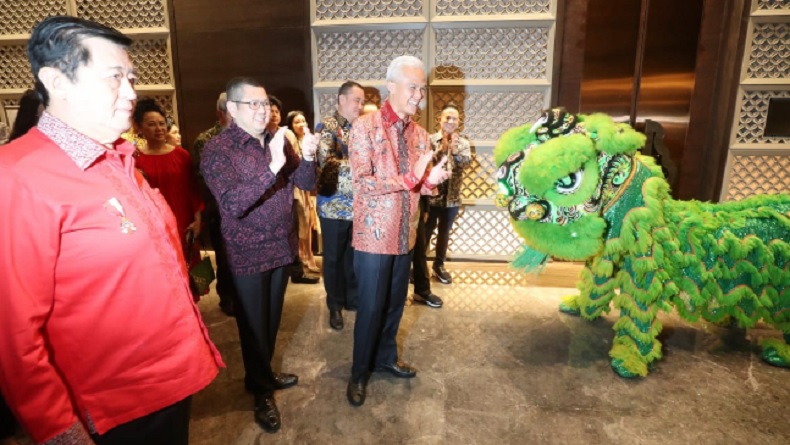 Ganjar Pranowo Hadiri Pelantikan Ketua PSMTI Jateng Masa Bakti 2023–2027