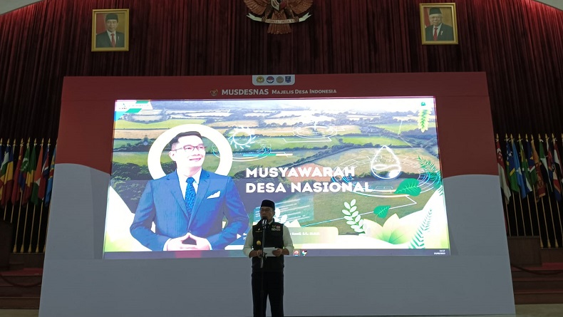 Buka Musyarawah Desa Nasional, Ridwan Kamil Minta Semangat Perjuangan Harus Terpatri