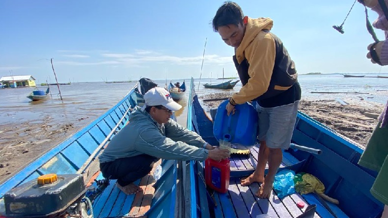 Ironis, Nelayan di Hulu Migas Kabupaten Kukar Tidak Kebagian BBM