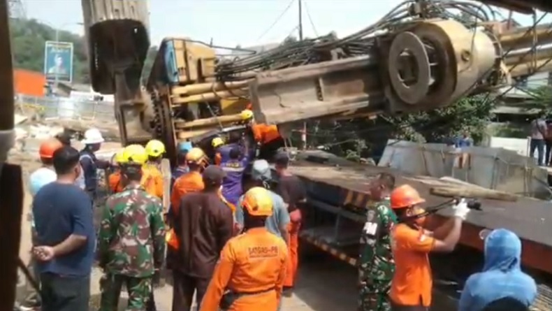 Crane Terguling di Pelabuhan Merak, Operator Tewas Terjepit