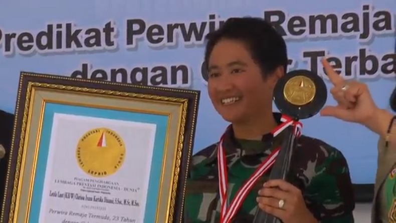 Perwira Remaja TNI Termuda Gelar Terbanyak, Letda Clarissa Ivana Berdinas di Lanal Semarang