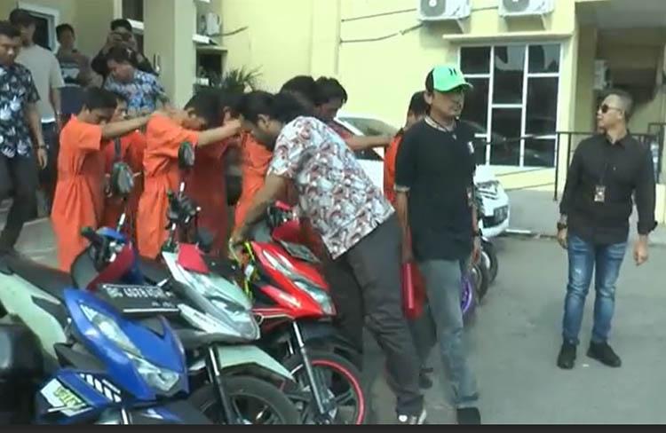 Polda Sumsel Ungkap Komplotan Curanmor, 7 Pelaku Ditangkap