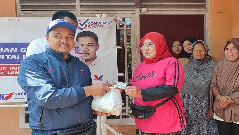 Dekatkan Diri dengan Masyarakat, Partai Perindo Kota Sukabumi Gelar Pasar Sembako Murah